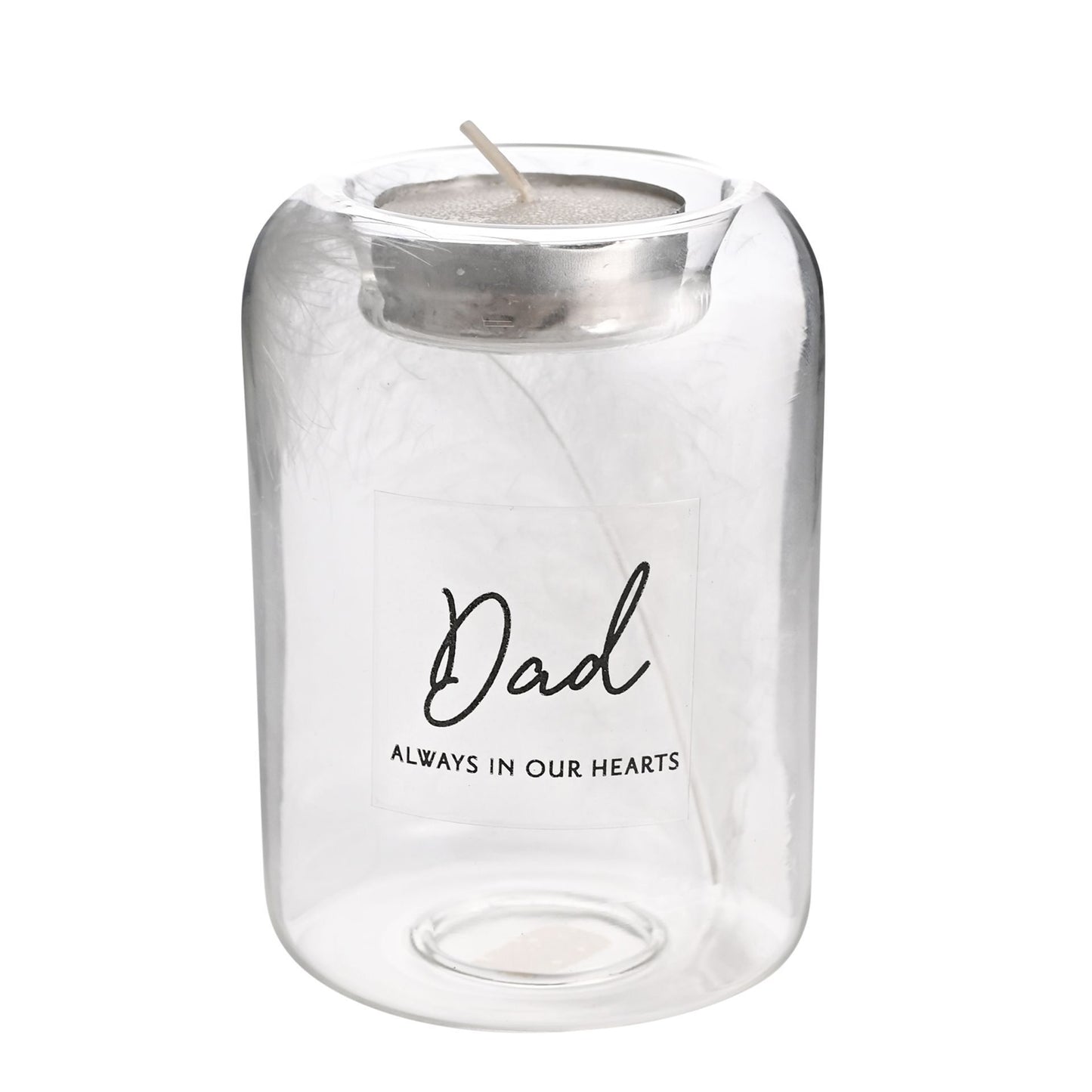 Kerzenhalter Feder Dad