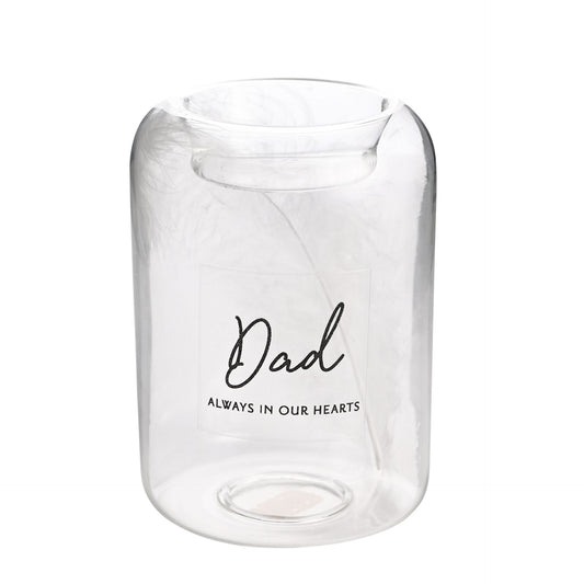 Kerzenhalter Feder Dad